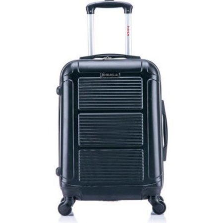 RTA PRODUCTS LLC InUSA Pilot Lightweight Hardside Luggage Spinner 20" Carry-On - Black IUPIL00S-COA